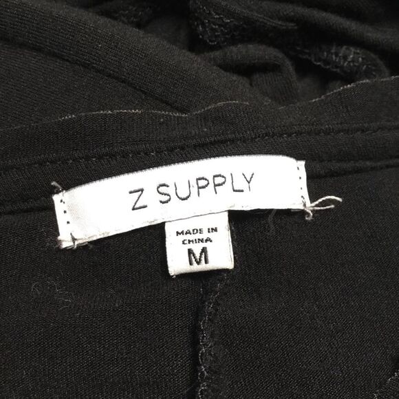 Z Supply Black Minimalist Closet Staple Clean Girl Casual Stretchy Maxi Dress M - Picture 6 of 9